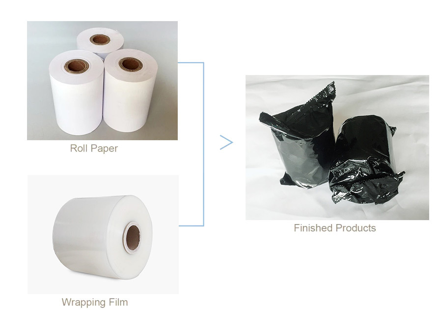 convenient packaging machine directly sale for thermal paper