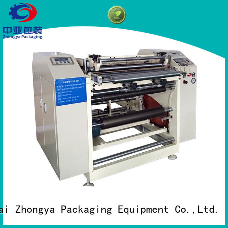 Zhongya Packaging reliable paper rewinding machine manufacturer for plants