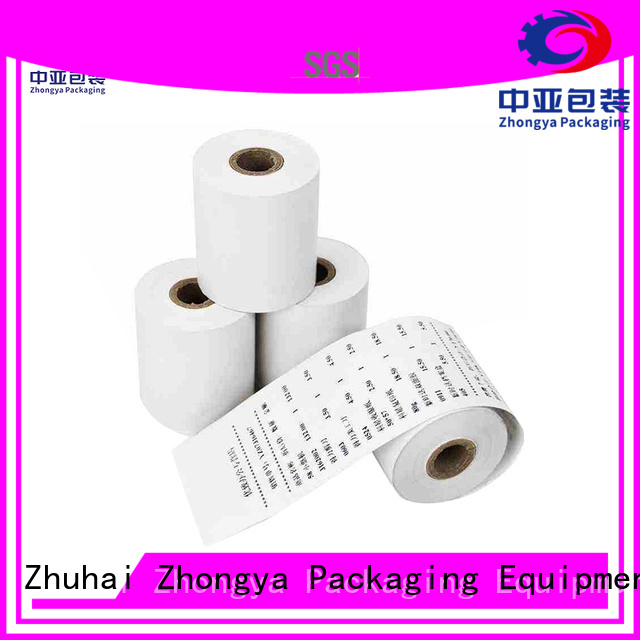 Zhongya Packaging hot selling thermal paper rolls wholesale for mall