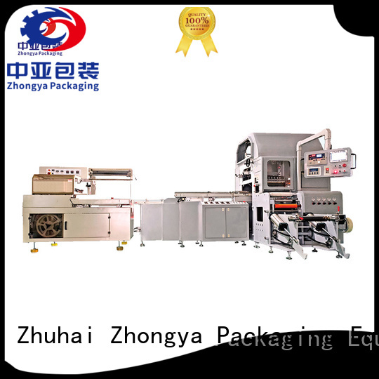 Zhongya Packaging flexible sticker labelling machine directly sale for workplace