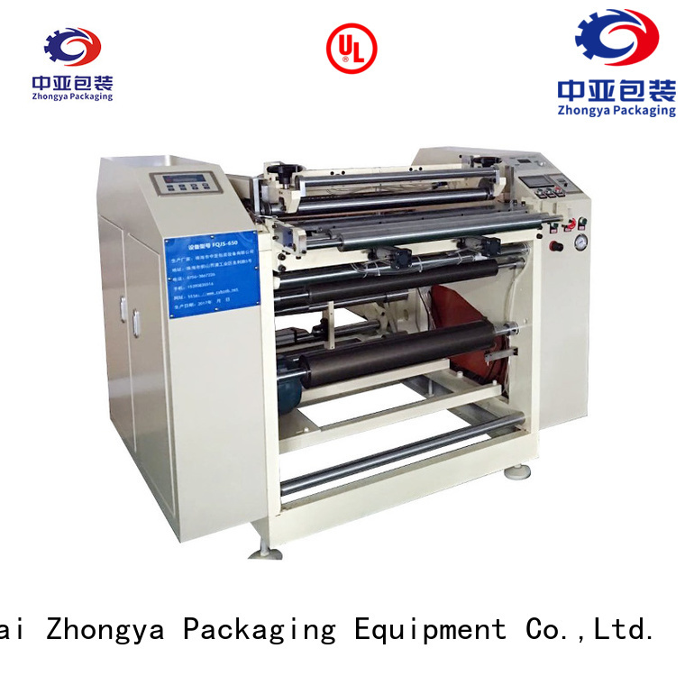 Zhongya Packaging long lasting roll slitting machine manufacturer for factory