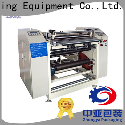 Zhongya Packaging roll slitting machine customized for workplace