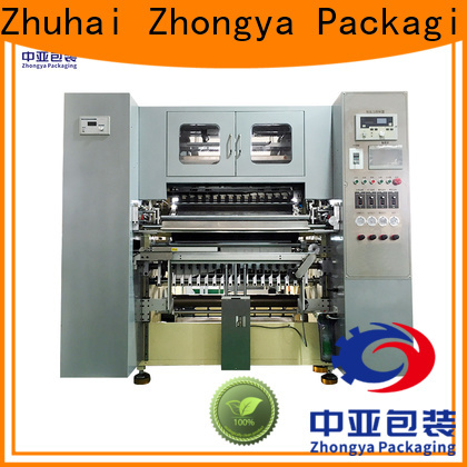 Zhongya Packaging paper slitting machine directly sale for factory
