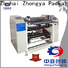Zhongya Packaging roll slitting machine from China for plants