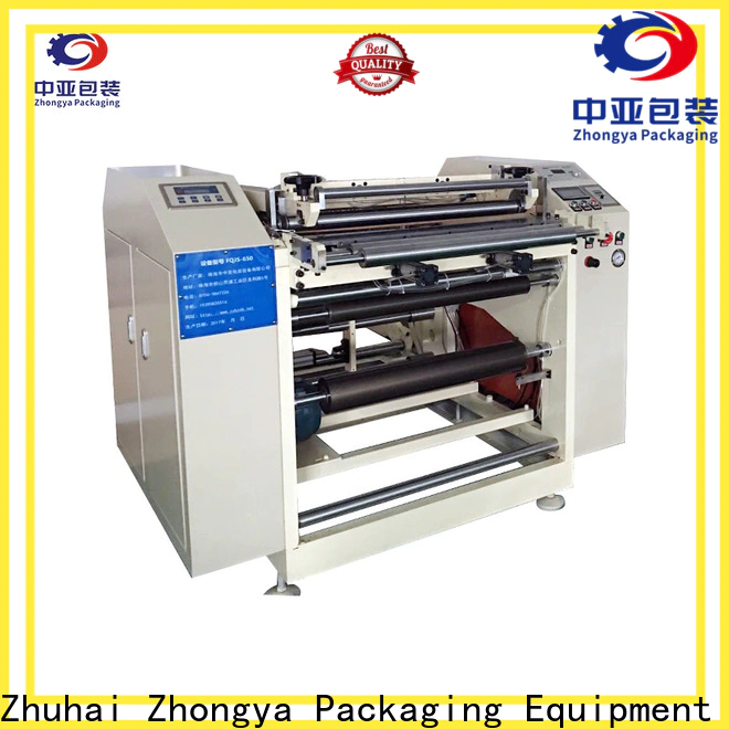 Zhongya Packaging practical paper rewinding machine directly sale for factory