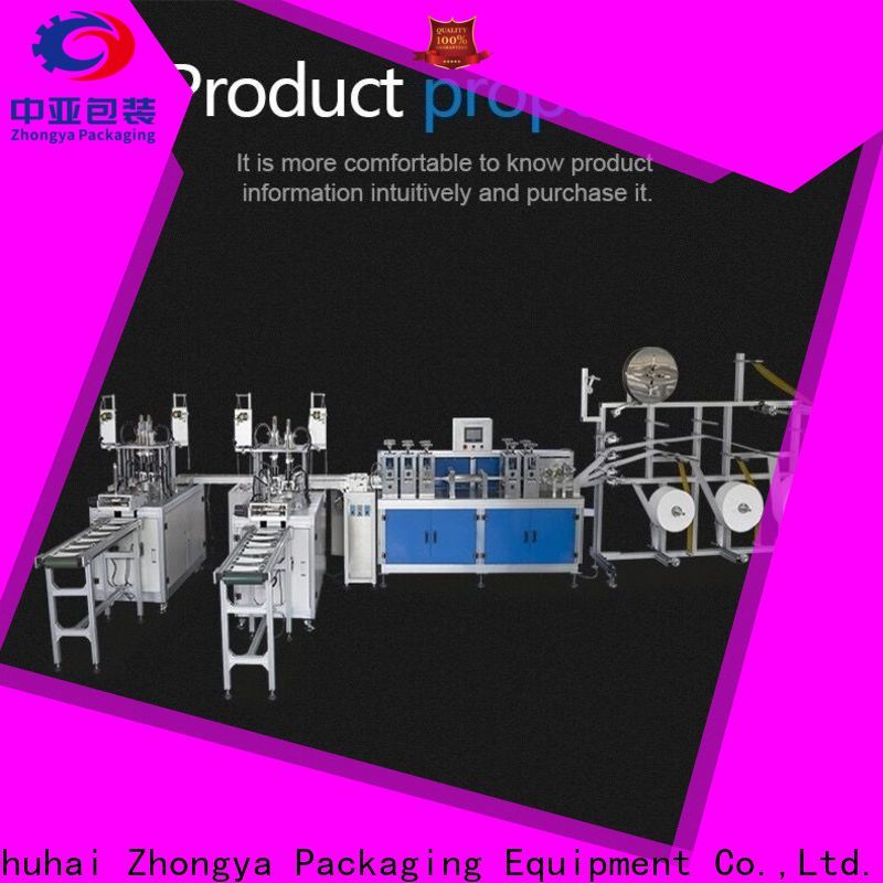 Zhongya Packaging safe automatic machine factory price for workplace