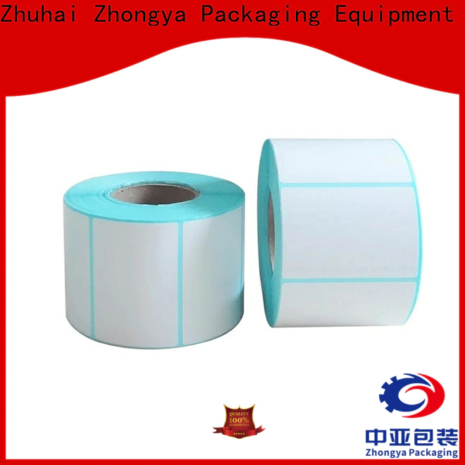 Zhongya Packaging thermal labels directly sale for supermarket