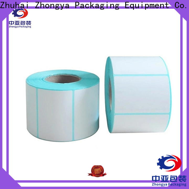 Zhongya Packaging direct thermal labels directly sale for market