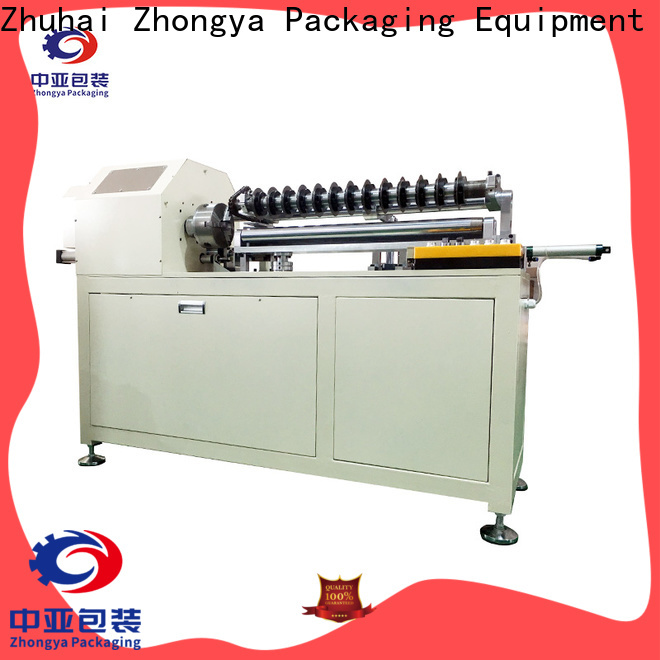 Zhongya Packaging pipe cutting machine factory price for thermal paper