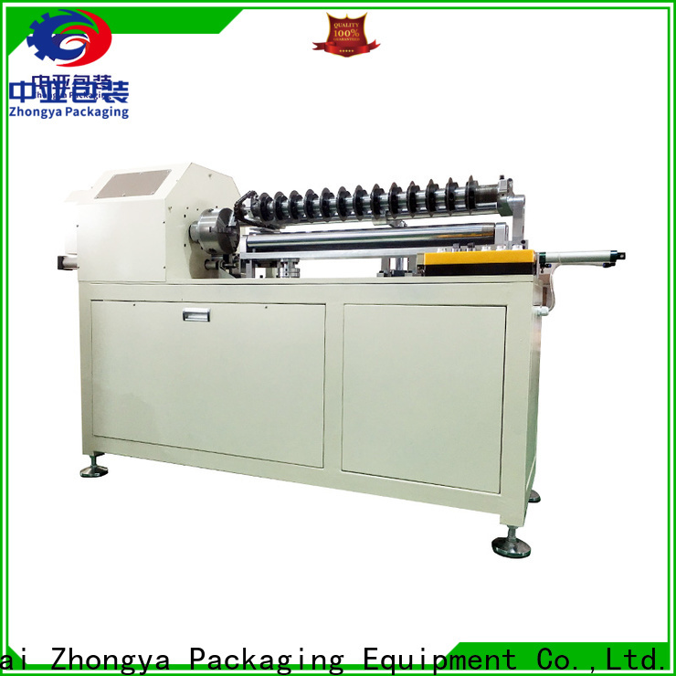 Zhongya Packaging automatic core cutting machine on sale for thermal paper