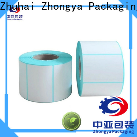 Zhongya Packaging quality thermal labels factory price for market