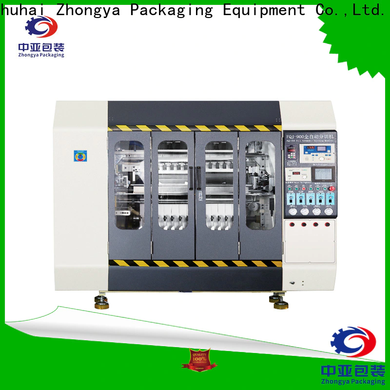 Zhongya Packaging high efficiency paper slitting machine directly sale for plants