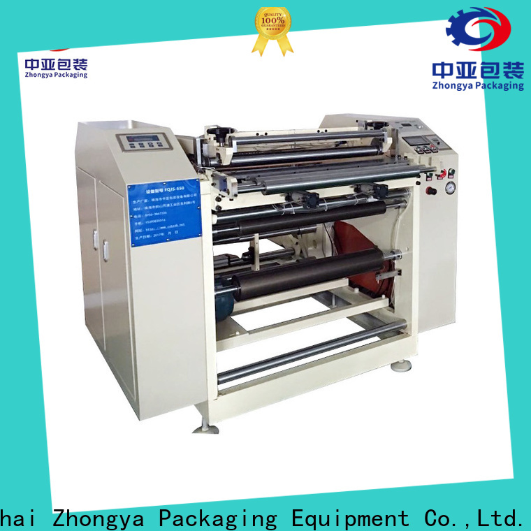 Zhongya Packaging slitter rewinder machine manufacturer customized for plants