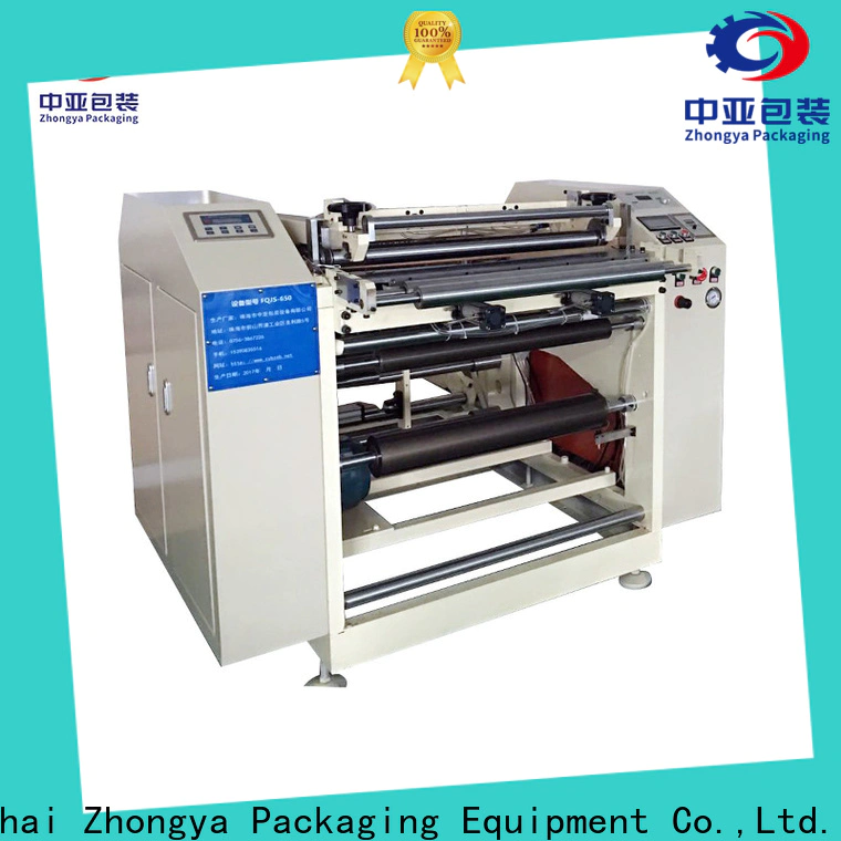 Zhongya Packaging slitter rewinder machine manufacturer customized for plants