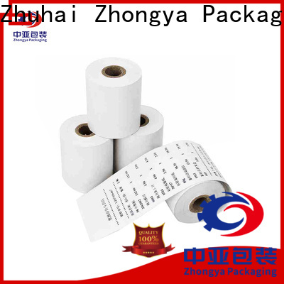 Zhongya Packaging thermal paper rolls manufacturer for supermarket