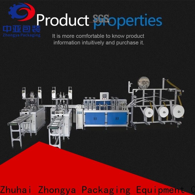Zhongya Packaging surgical mask machine wholesale for plants