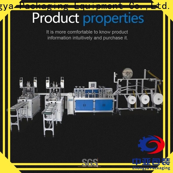 Zhongya Packaging durable surgical mask machine factory price for workplace