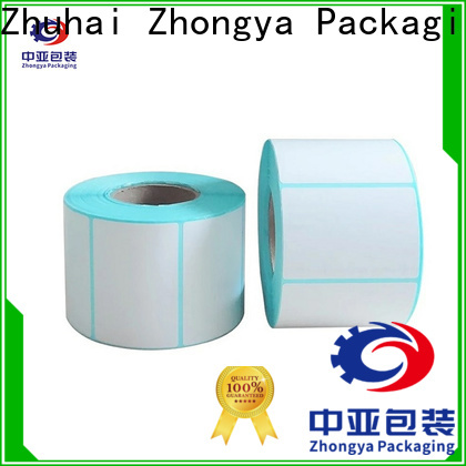 Zhongya Packaging high quality thermal label manufacturers waterproof for market