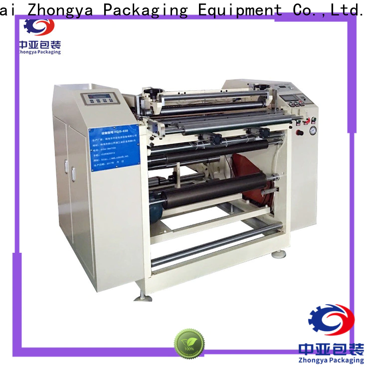 Zhongya Packaging good selling semi-automatic slitting machine supplier bulk buy