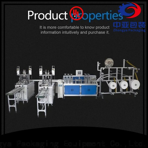 Zhongya Packaging medical face mask making machine supplier for wholesale