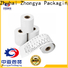 Zhongya Packaging practical thermal paper rolls factory price for supermarket