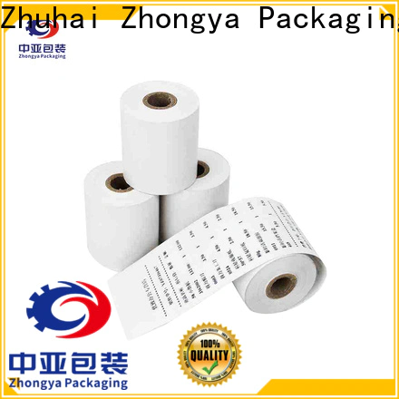 Zhongya Packaging practical thermal paper rolls factory price for supermarket
