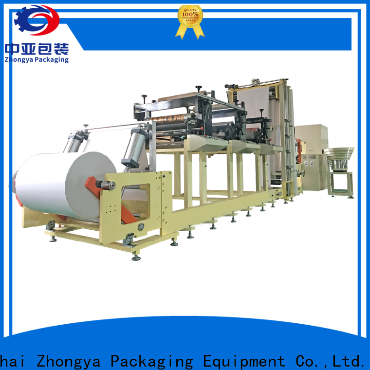 Zhongya Packaging slitting production line factory price for Manufacturing Plant
