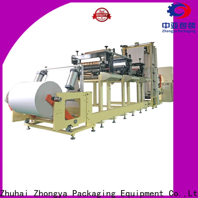 Zhongya Packaging safe to use printing slitting machine factory price for Manufacturing Plant