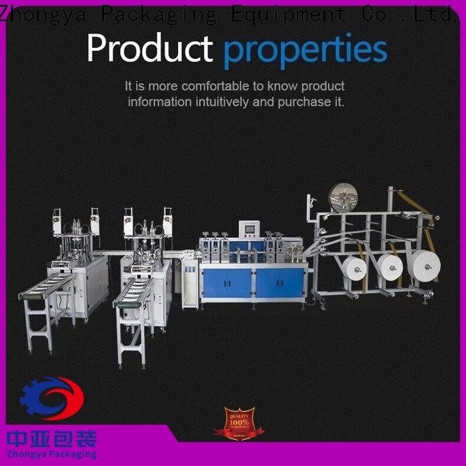 Zhongya Packaging mask maker machine manufacturing for wholesale