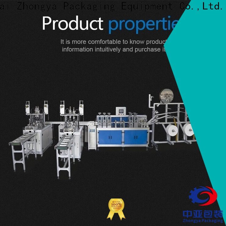 Zhongya Packaging medical mask making machine supplier for factory