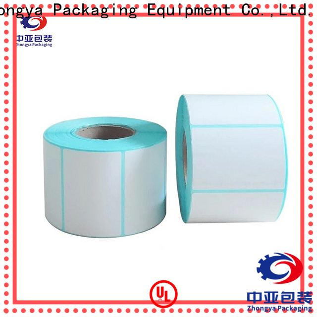 Zhongya Packaging oem thermal label suppliers national standard for shop