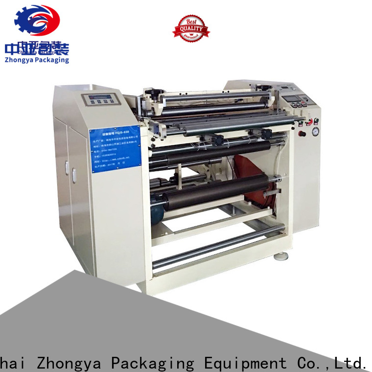 Zhongya Packaging roll slitting machine supplier for Construction works