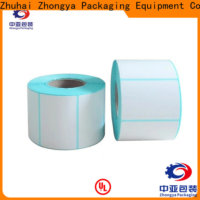 Zhongya Packaging thermal transfer labels manufacturers vendor for market