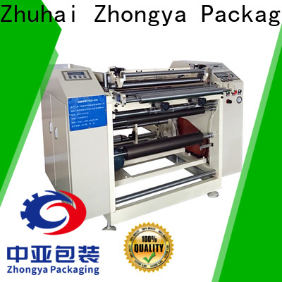 Zhongya Packaging good selling semi-automatic slitting machine supplier for Fasterner