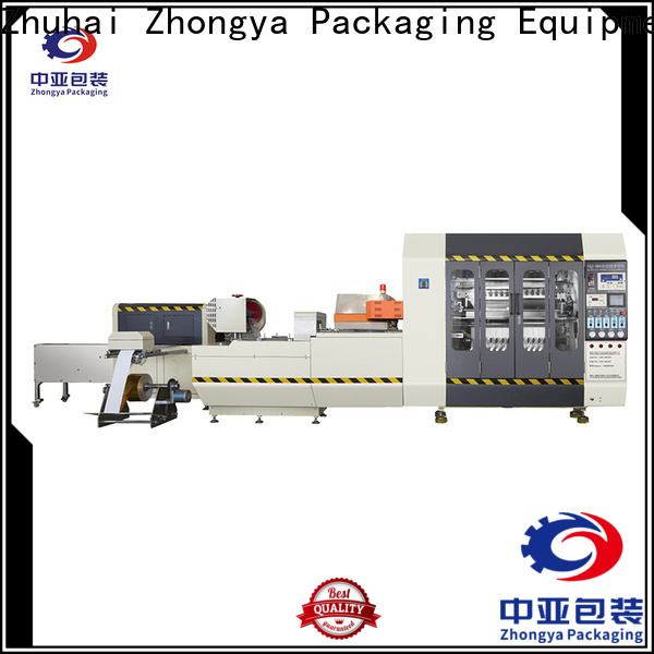 Zhongya Packaging customized slitting machine with good price for Building Material Shops