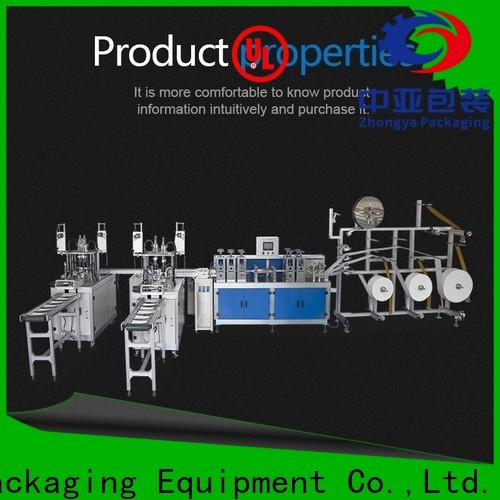 Zhongya Packaging disposable face mask machine manufacturing for wholesale