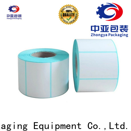 Zhongya Packaging custom thermal labels made in China for supermarket
