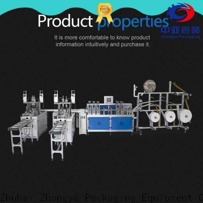 Zhongya Packaging disposable mask machine supplier for hospital