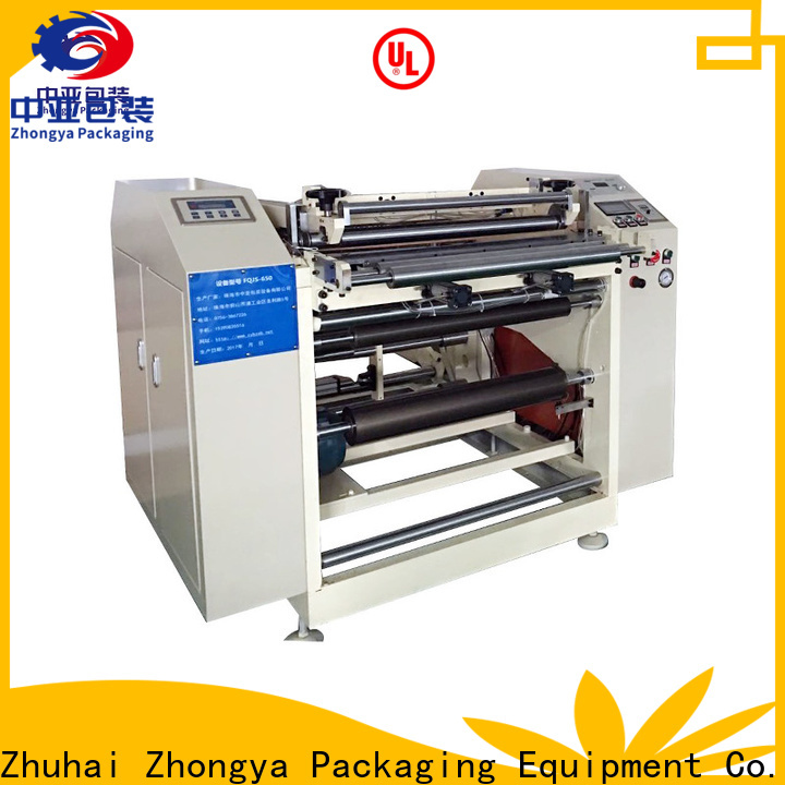 Zhongya Packaging paper rewinding machine supplier