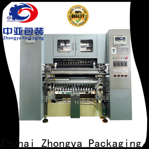 Zhongya Packaging fully automatic thermal paper slitting machine with good price for
