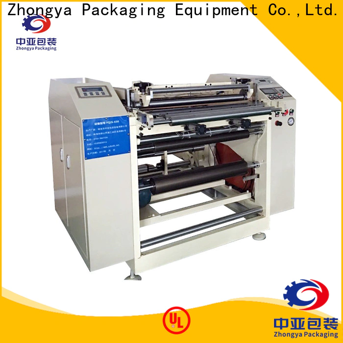 Zhongya Packaging factory direct roll slitting machine manufacturing bulk buy