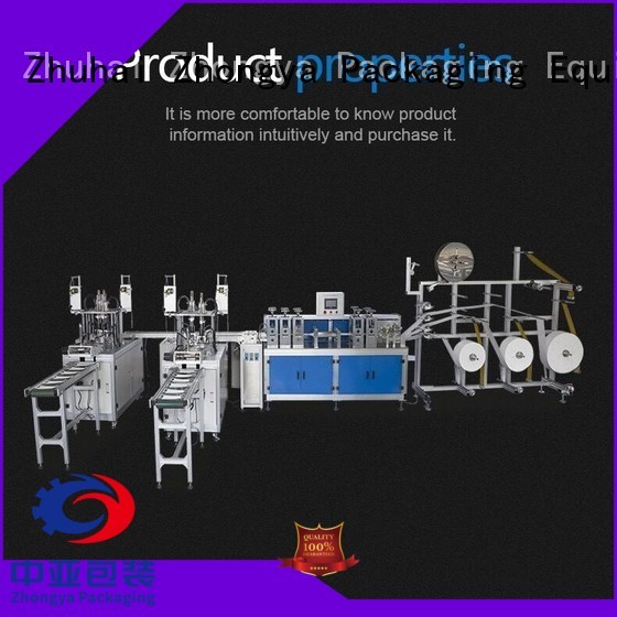 Zhongya Packaging energy-saving surgical mask machine factory price for factory